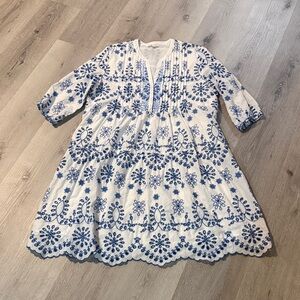 Floral Embroidered Dress